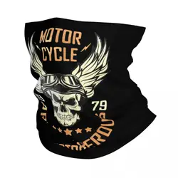 Polaina de cuello con estampado de motocicleta para adultos, Bandana con estampado de motocicleta, pasamontañas, máscara, bufanda, diadema para exteriores, transpirable