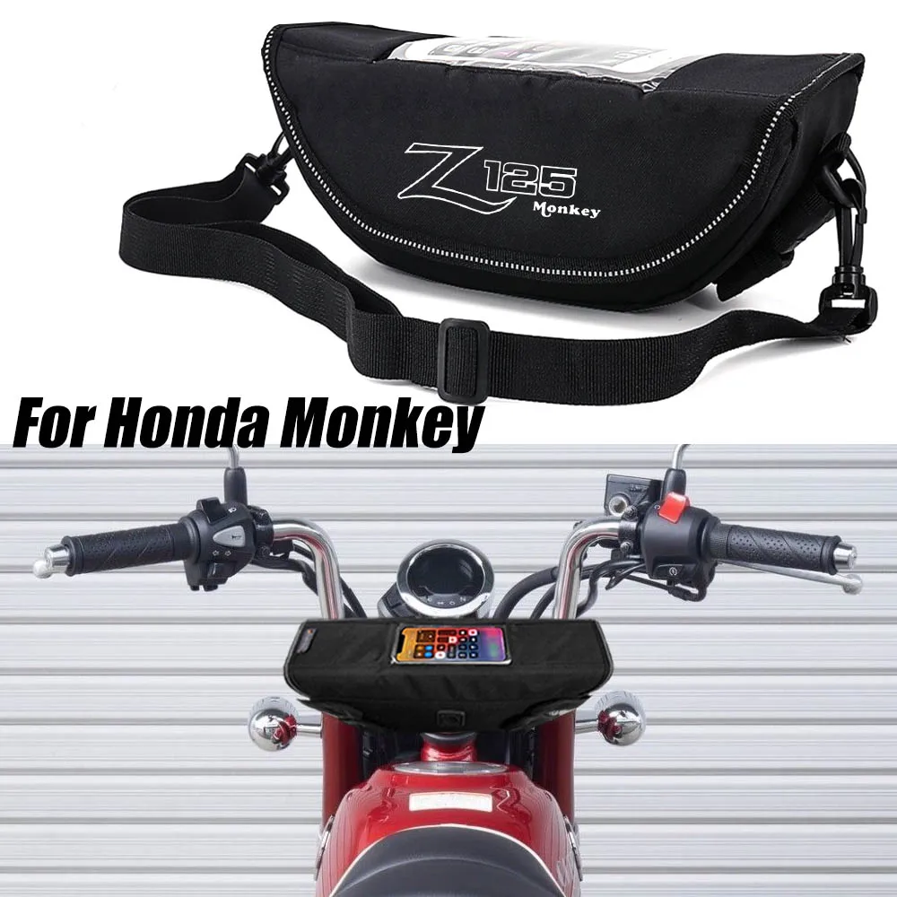 

For Honda Monkey 125 monkey 125z Motorcycle accessory Waterproof And Dustproof Handlebar Storage Bag navigation bag