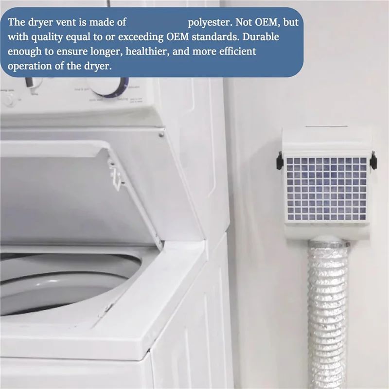 SHGO-24 PCS Dryer Vent Filters Replacement For Funmas Vent Indoor Dryer Vent Air Purification Filter Reduce Odor