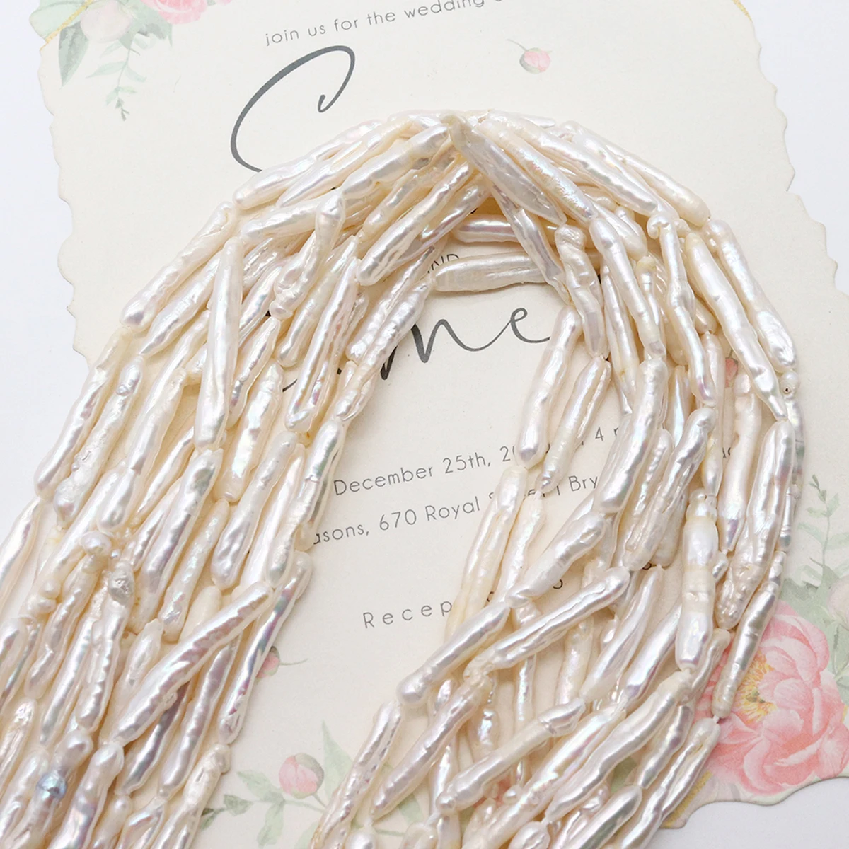 5-6mm Irregular Shape Baroque Pearl Natural Freshwater Pearls Spacer Beads for Jewelry Making DIY Necklace Earrings Accessories