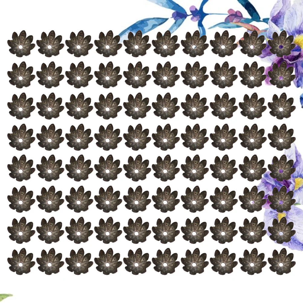 

500Pcs 8mm Flower Bead Caps Retro Metal Pendants DIY Jewelry Findings End Caps for Bracelets Necklaces Handmade Accessories