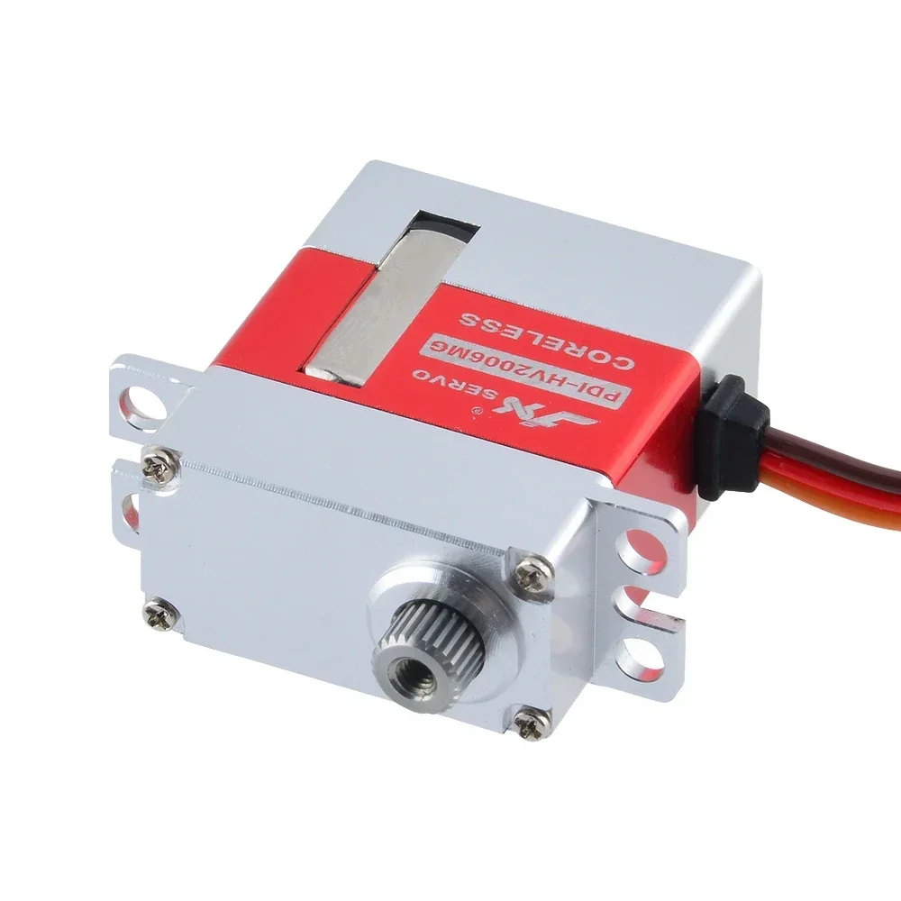 

Новый сервопривод JX PDI-HV2006MG 6,2 кг с металлической шестерней, полный цифровой сервопривод с ЧПУ без сердечника для радиоуправляемого планера 500-класса Heli Tail и перекоса