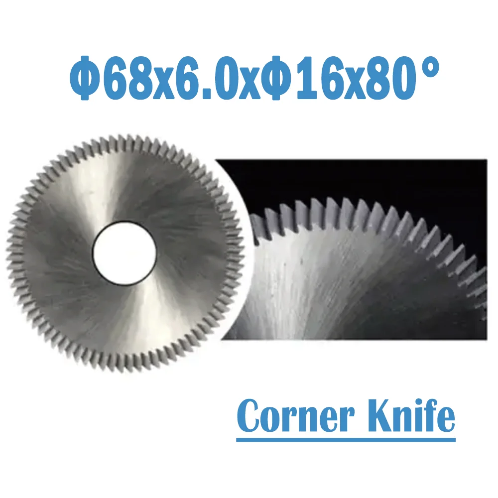 

Φ68x6.0xΦ16x80° Key Machine Cutter HSS M35 Corner Knife Angle Miling Cutter