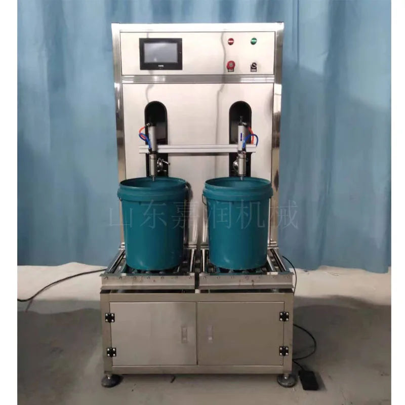 HCY Weighing Edible Oil Filling Machine 20L Liquid Filling Machine, Laundry Detergent Bucket Filling Machine