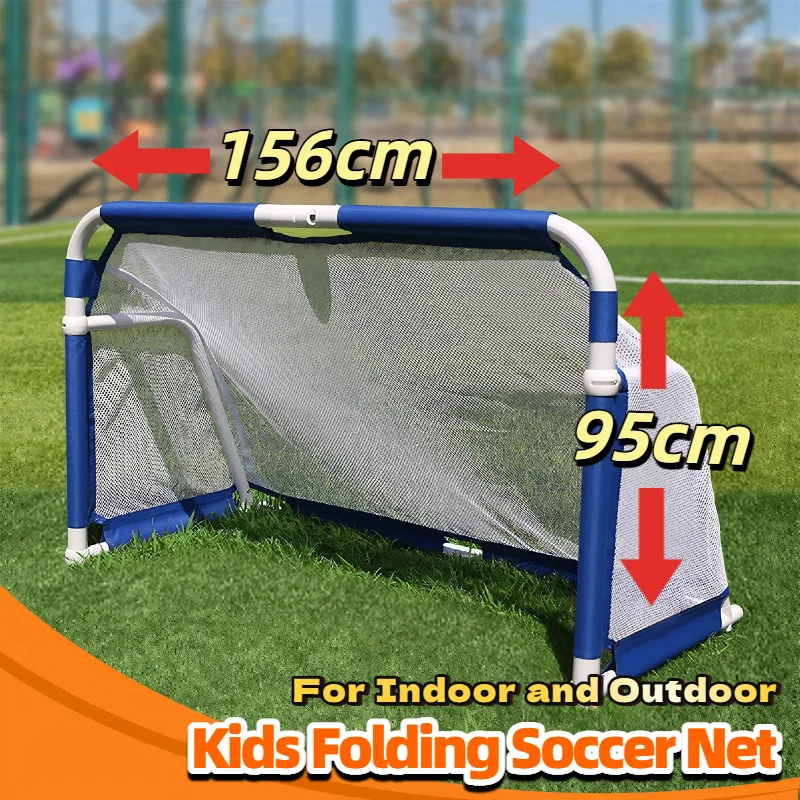 サッカーゴール ポータブル 折りたたみ式 サッカーネット 子供と青少年向け 屋外サッカーボールトレーニング用