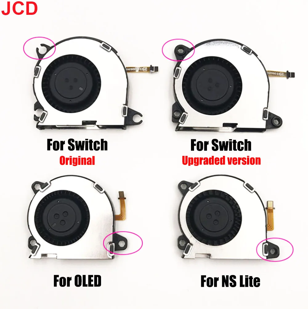 JCD para NS Switch CPU disipador de calor enfriador de radiación para Switch Lite y Switch OLED consola de juegos piezas de repuesto