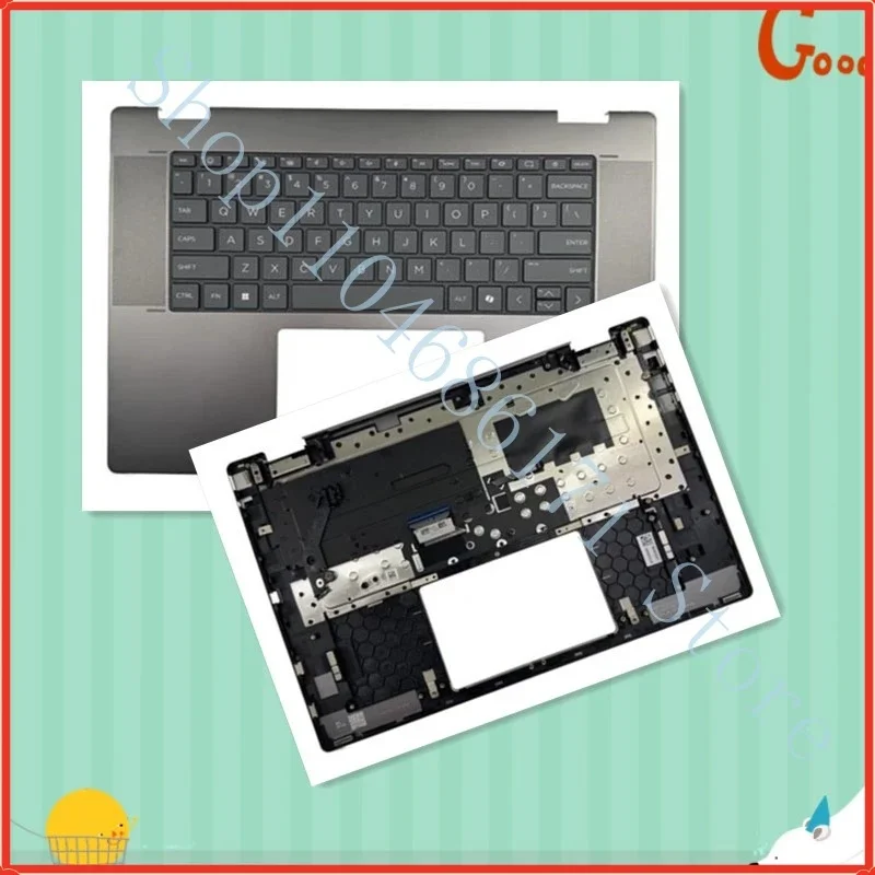 L N93765-001, AM98K000811, AM98K000831 New Palmrest Upper Case US Backlit Keyboard For  Envy x360 16-ad 16-ac 2-in-1