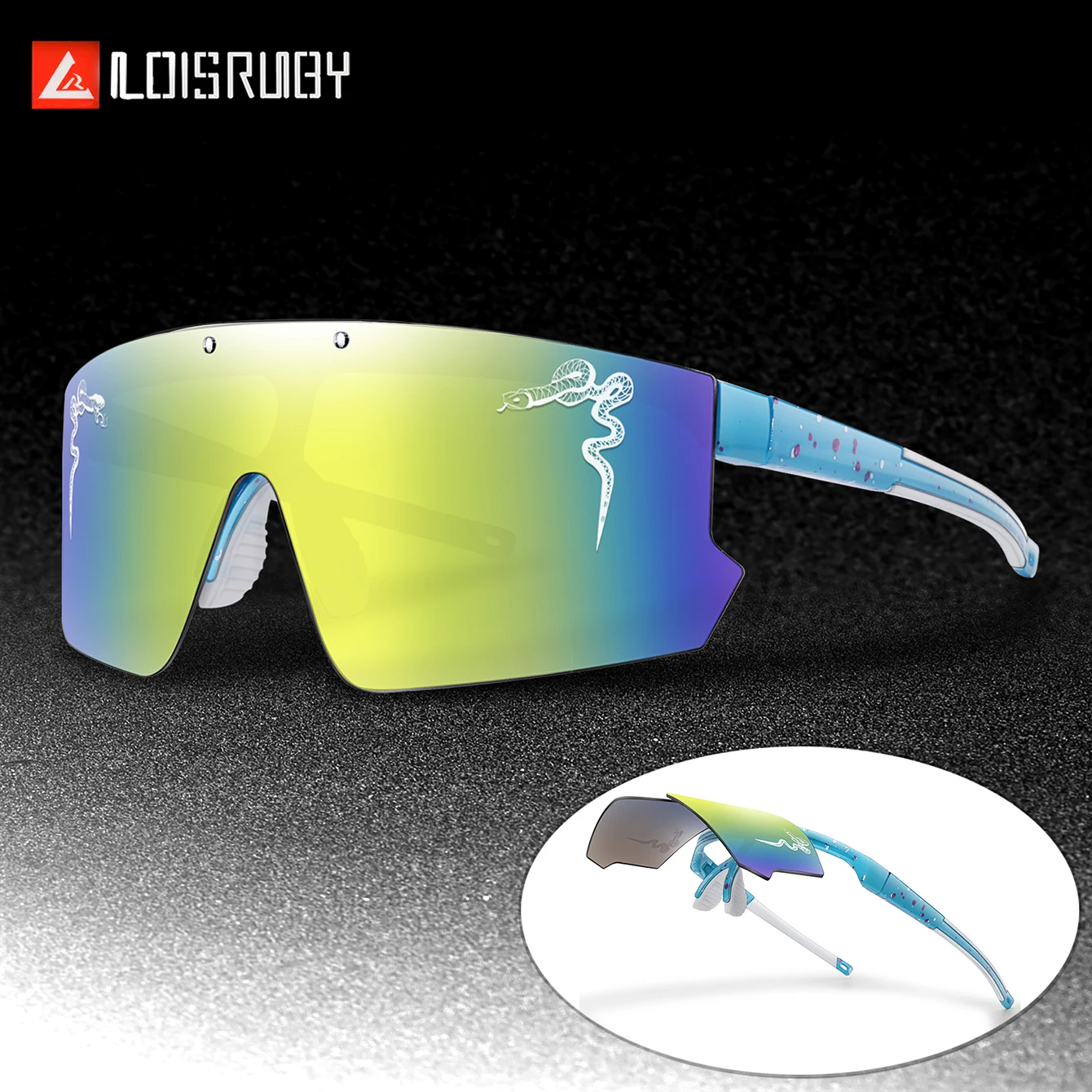 Mountain Biking Glasses - Occhiali da Sole Unisex alla Moda,