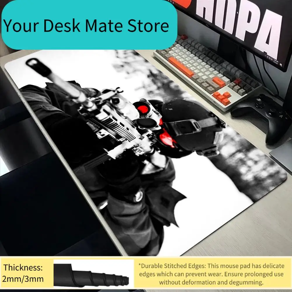 

Большой тактический коврик для мыши XXL Oval, новый игровой коврик для клавиатуры и компьютерного стола, резиновый, противоскользящий, HD, для геймеров