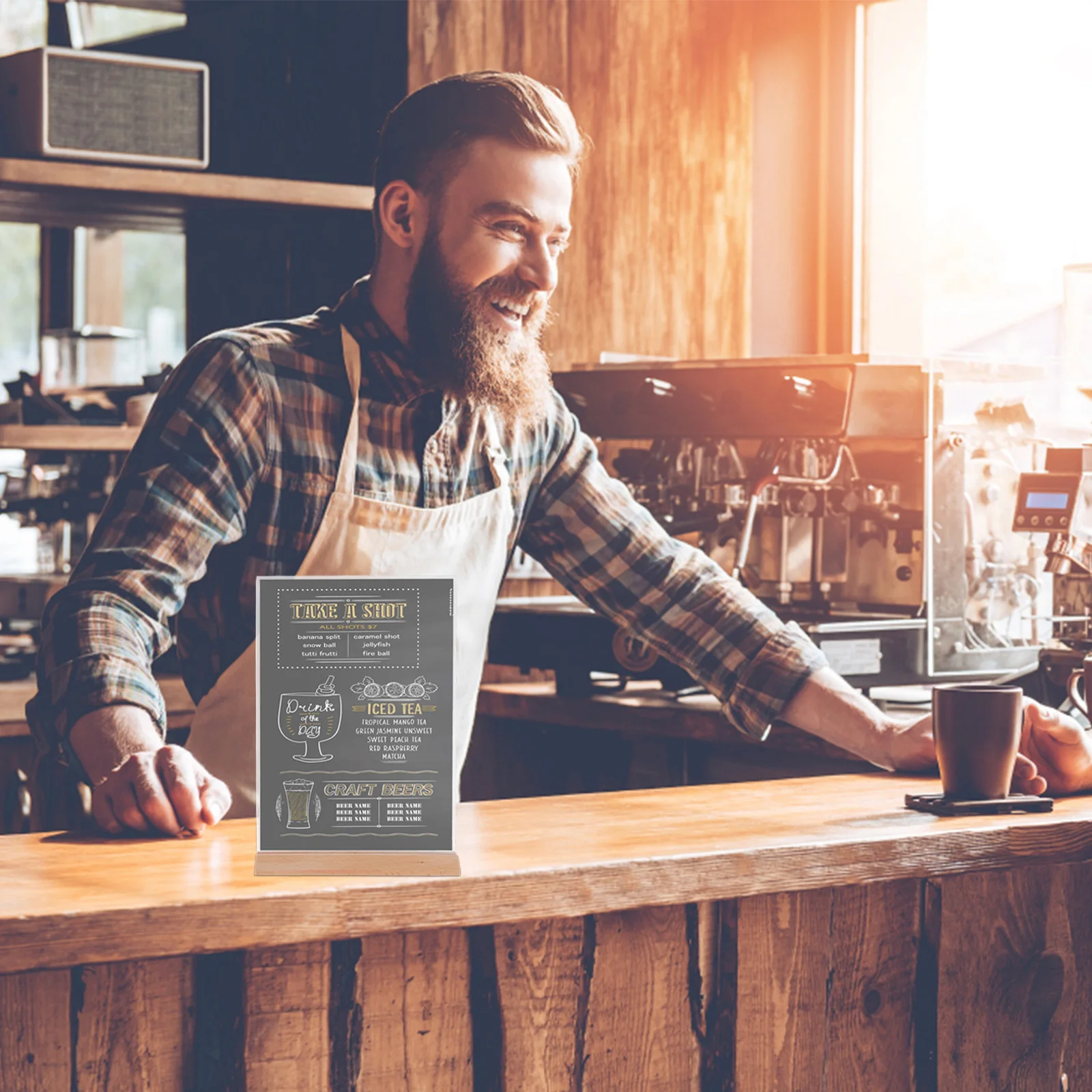 

3pcs 12.18X8.25 Inch Clear Acrylic Menu Poster Display Stand A4 Table Sign Holder For Desk Wedding Office Retail Shop Display