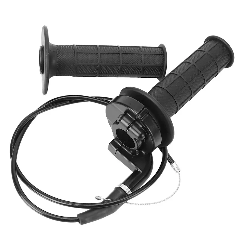 

Customizable 1Pair Universal Motorbike Accessories Handle Bar Handle Grips and Cable Set Motorcycle Grip Throttle Accelerator