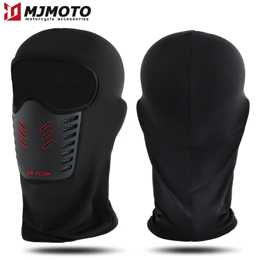 

MJMOTO Motorcycle Cycling Ice Silk Headgear Breathable Motocross Headgear UV Protection Motorbike MTB Headgear Comfortable Soft