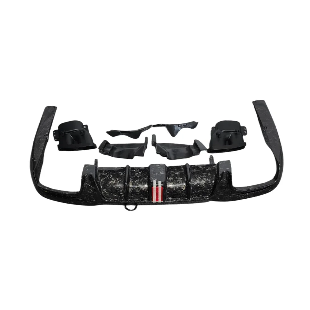 

2017-2020 for S-Class W222 S63 S65 Body Parts Forged Carbon Fiber B-style Rear Bumper Diffuser Tail Kit