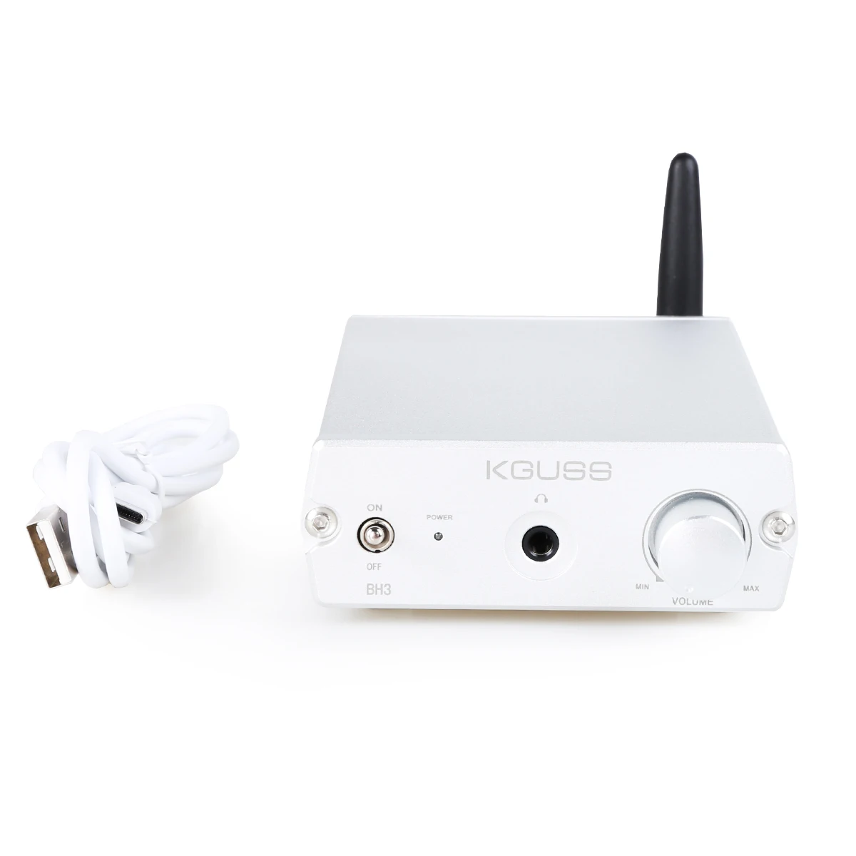 KGUSS BH3 CSR8675 Bluetooth 5.0 Audio Receiver HIFI ES9038Q2M Lossless decoding DAC Bluetooth Headphone Amplifier LDAC APTX-HD