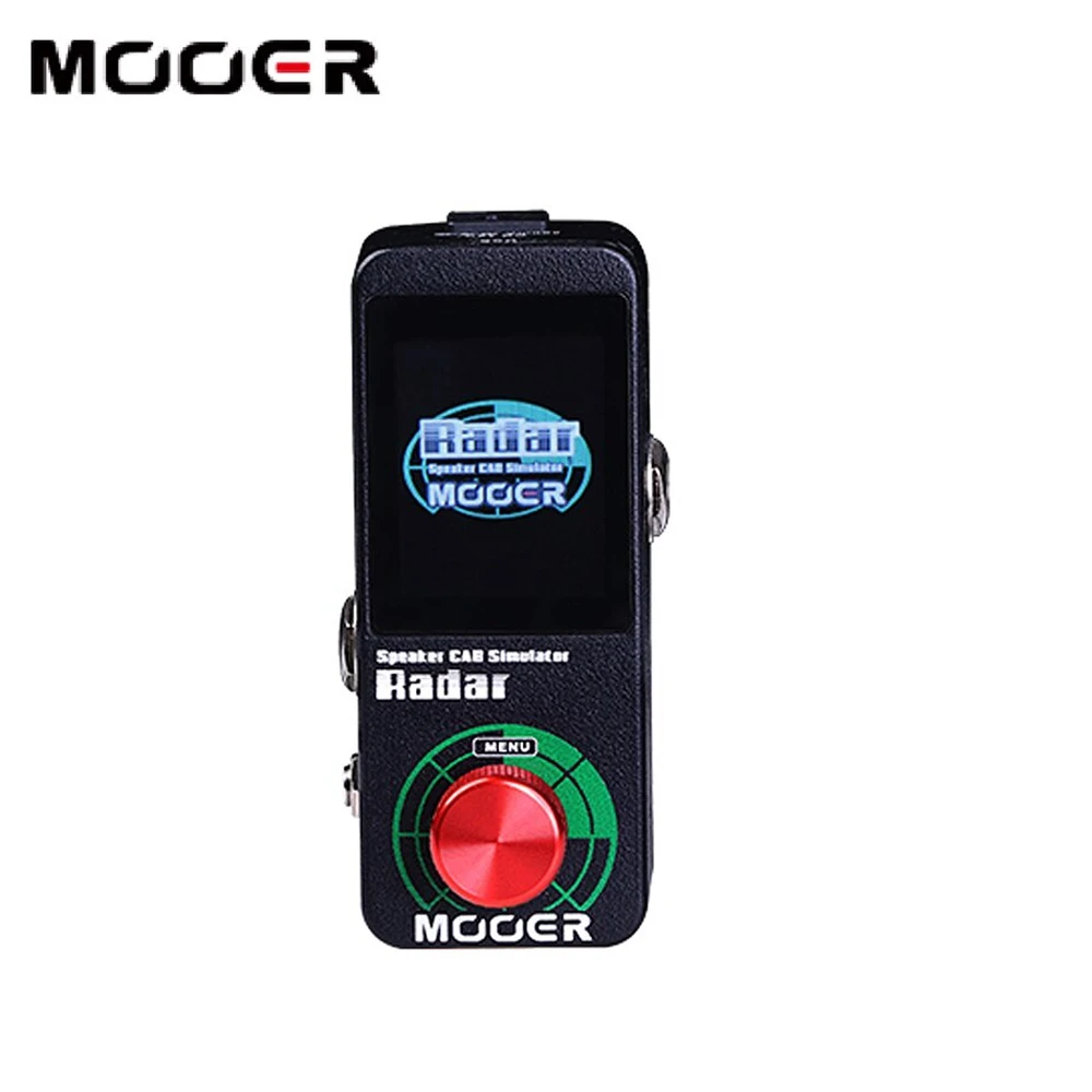 MOOER Radar Guitar Effect Pedal 11 Mic Models 30 Speaker Cab Cabinet Simulator 36 User Presets Support IR Customizable EQ Stage