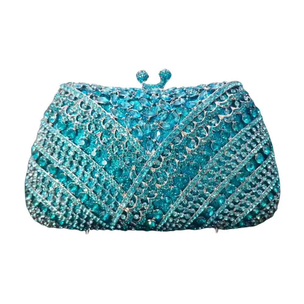 High Quality Luxury Y Lace Shape, Diamond Wedding Party, Tote Bag, Evening Bag, Crystal Clutch