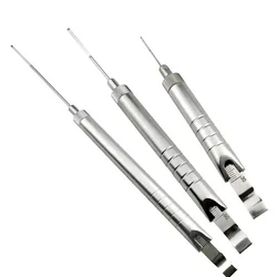 Medidor de profundidad de 0mm a 30mm /60mm/40mm/90mm, instrumentos quirúrgicos veterinarios para ortopedia