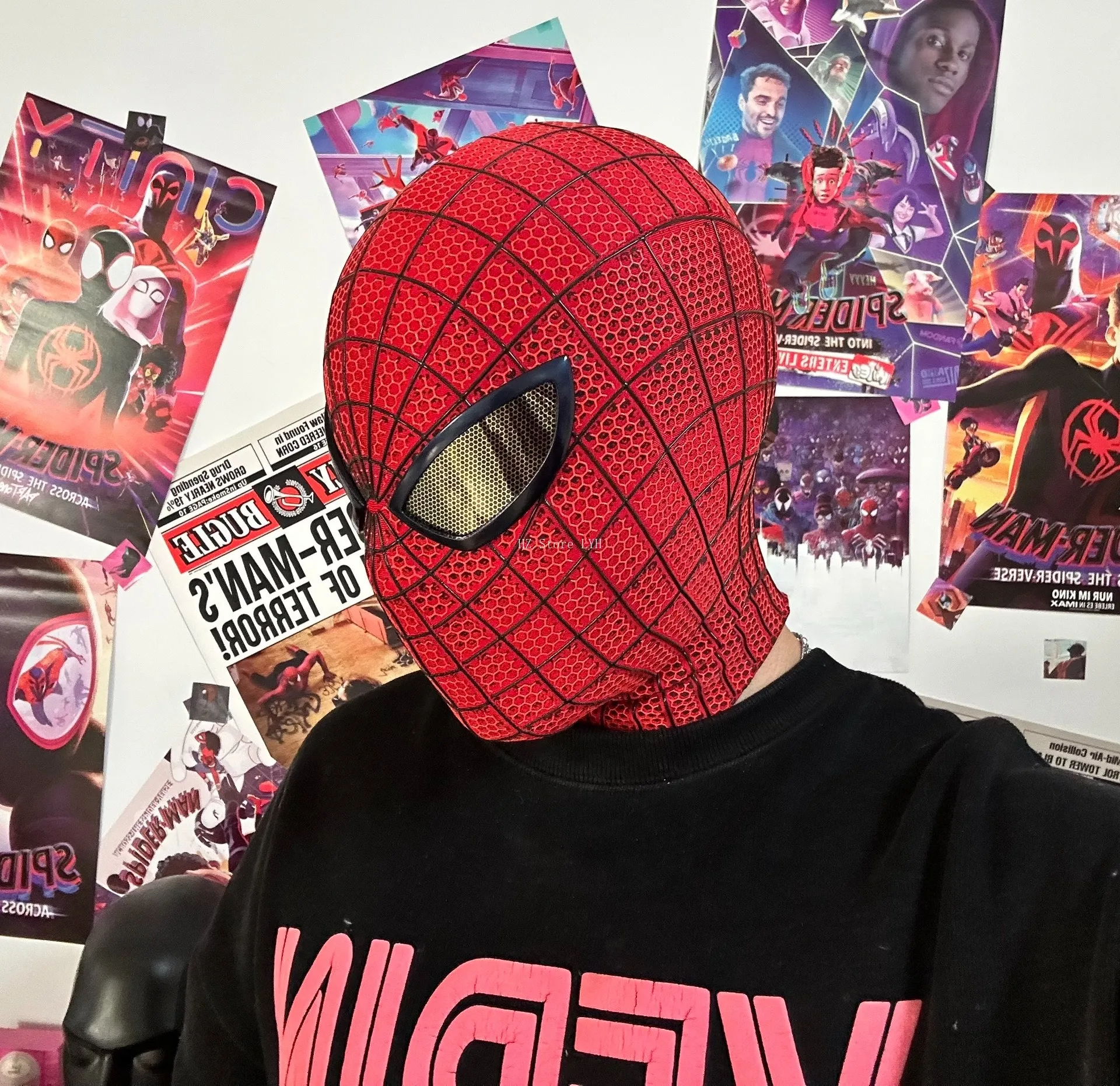 【超激レア入荷】アメイジングスパイダーマン1 高品質マスク　1/1マーベル 超激レア入荷】アメイジングスパイダーマン1 高品質マスク 1/1