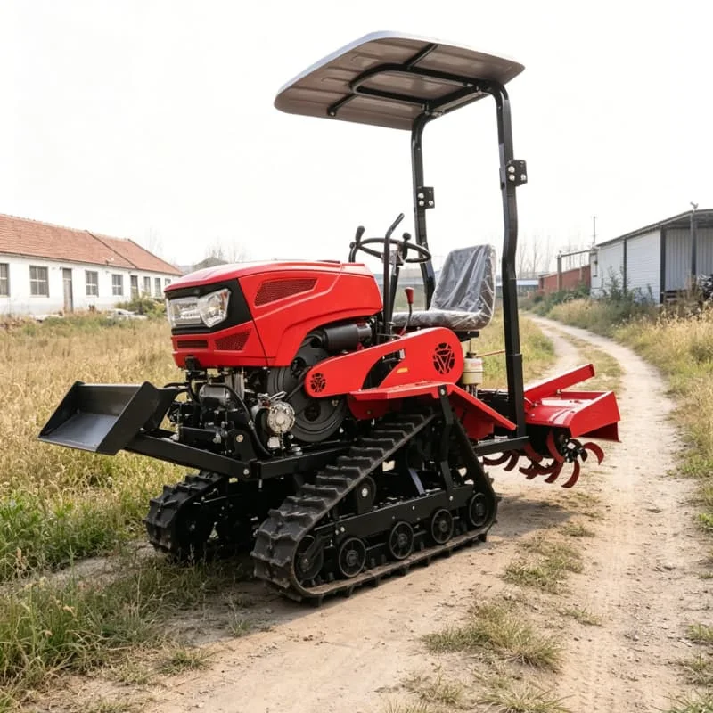 

Customized Enhanced Rotary Tiller, 4WD Plowing Tractor, Crawler Plowing Machine, High‑Efficiency Plowing Machine