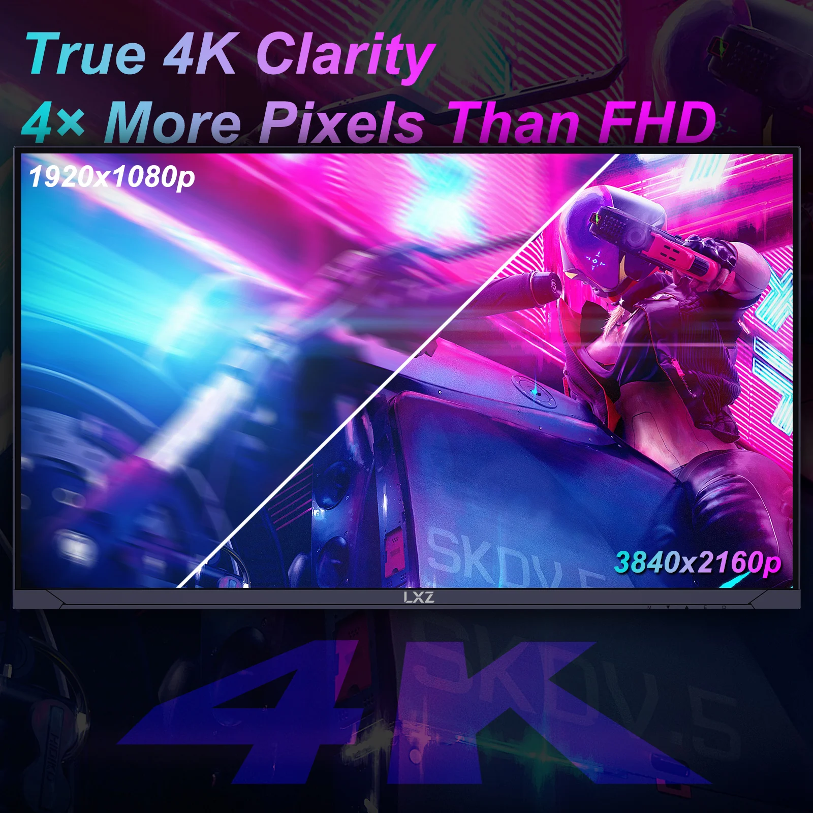 LXZ 27인치 게이밍 모니터, 144Hz UHD 4K - Gaming X Esports 리뷰 및 가격
