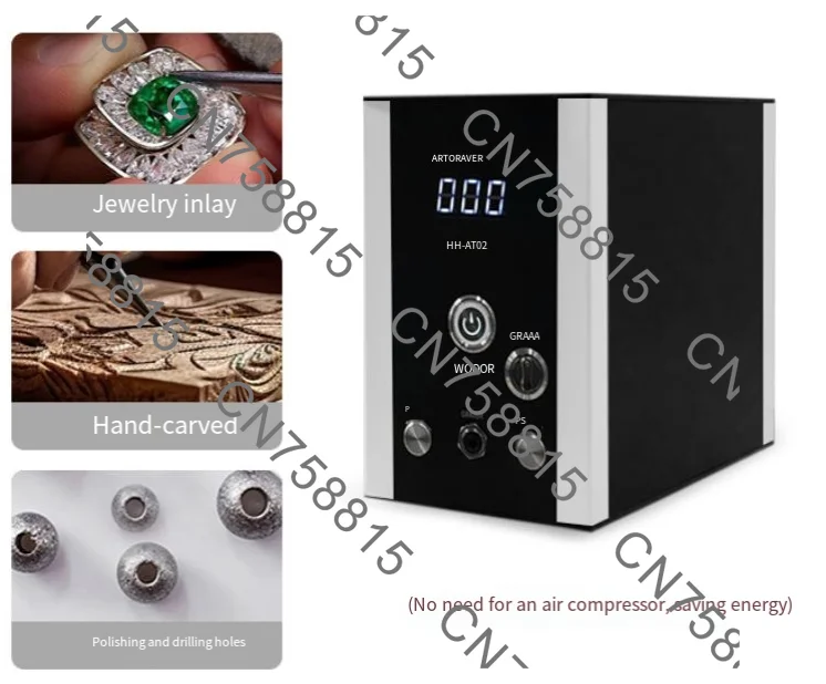 Gold and silver equipment, jewelry processing tools, manual micro-inlay machine, edge reel machine, pneumatic engraving -AT02