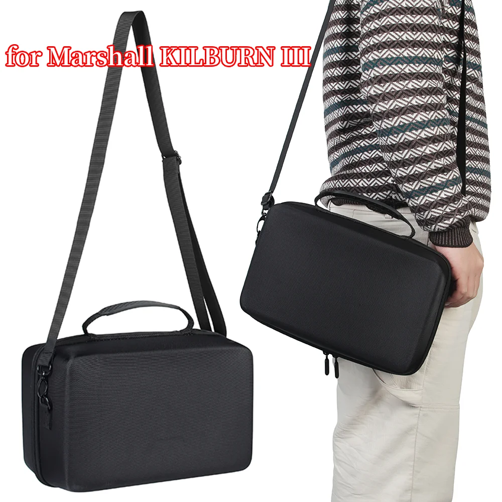 

Жесткий чехол из ЭВА с плечевым ремнем Портативная дорожная сумка для переноски Портативная сумка для хранения из ЭВА для динамика Marshall KILBURN III