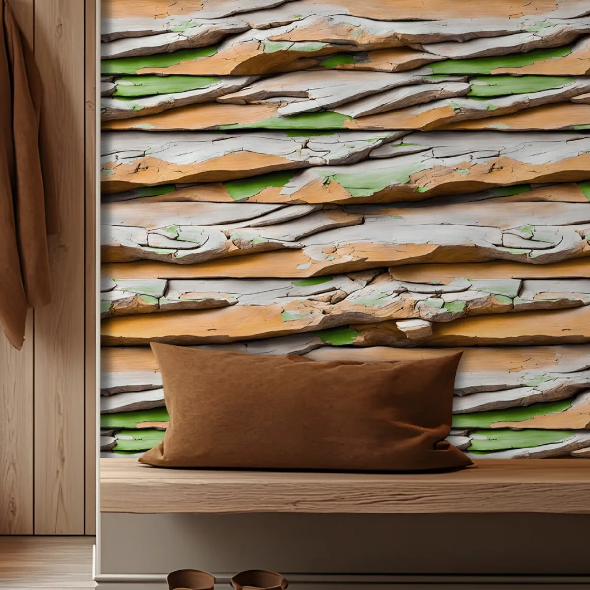 

Ретро обои из искусственного дерева, самоклеящиеся 3D обои с деревянной доской, рулон винилового настенного покрытия для ресторана