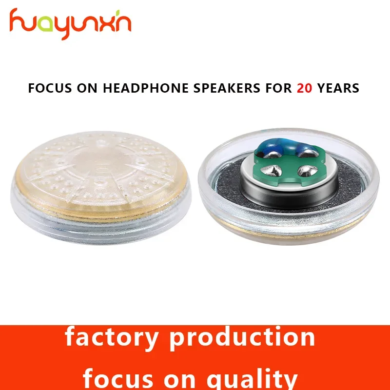 Wholesale dia 16MM 32 Ohm 20mW Woolen Cone Miniature Earphone Headphone Speaker Driver Unit for Headset