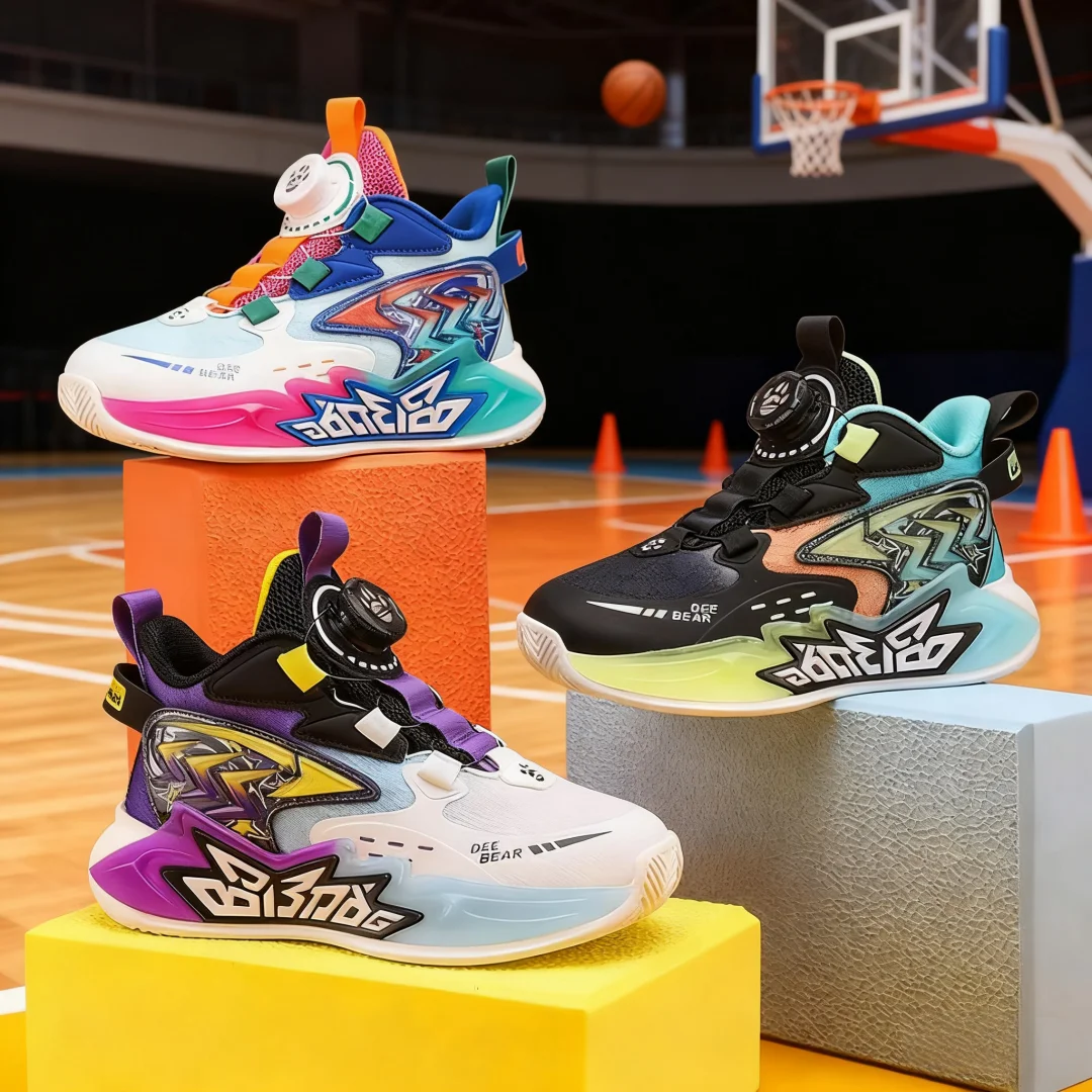 

Kids' Casual Shoes Sneakers Cartoon PU Leather Summer Shoes For Boys Anti-slip Breathable Pruple Blue Shoes Size 31-40