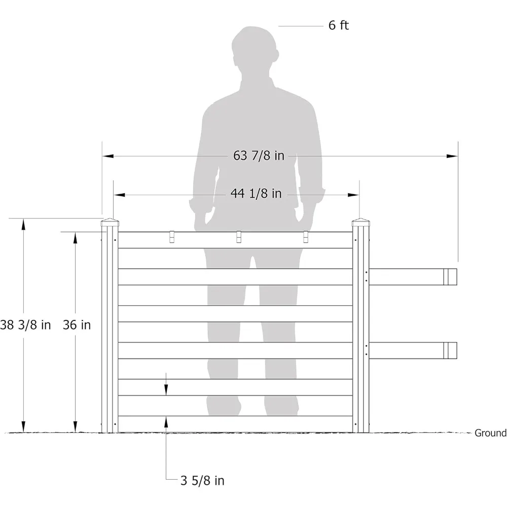 3.2ft H x 5.3ft W x 3ft L Zippity Poolside Deckbox Storage Organizer