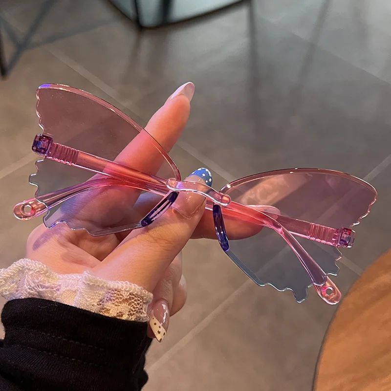 New Butterfly Children's Sunglasses Outdoor Photography Sunshade Glasses for Children Summer Sunscreen Sun Glasses for Babies