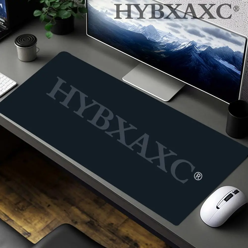 

HYBXAXC Black Large Mouse Pad Anime Gamer Keyboard Desk Mat Xxl Gaming Accessories Pc Cabinet Games Computer Lockrand