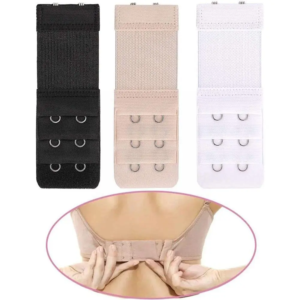 1pc Bra Extenders Buckle Extension 3 Row 2 Hooks Bra Sewing Intimates Tool Women Bra Hook Lengthened Extender Extenders Str G0e5