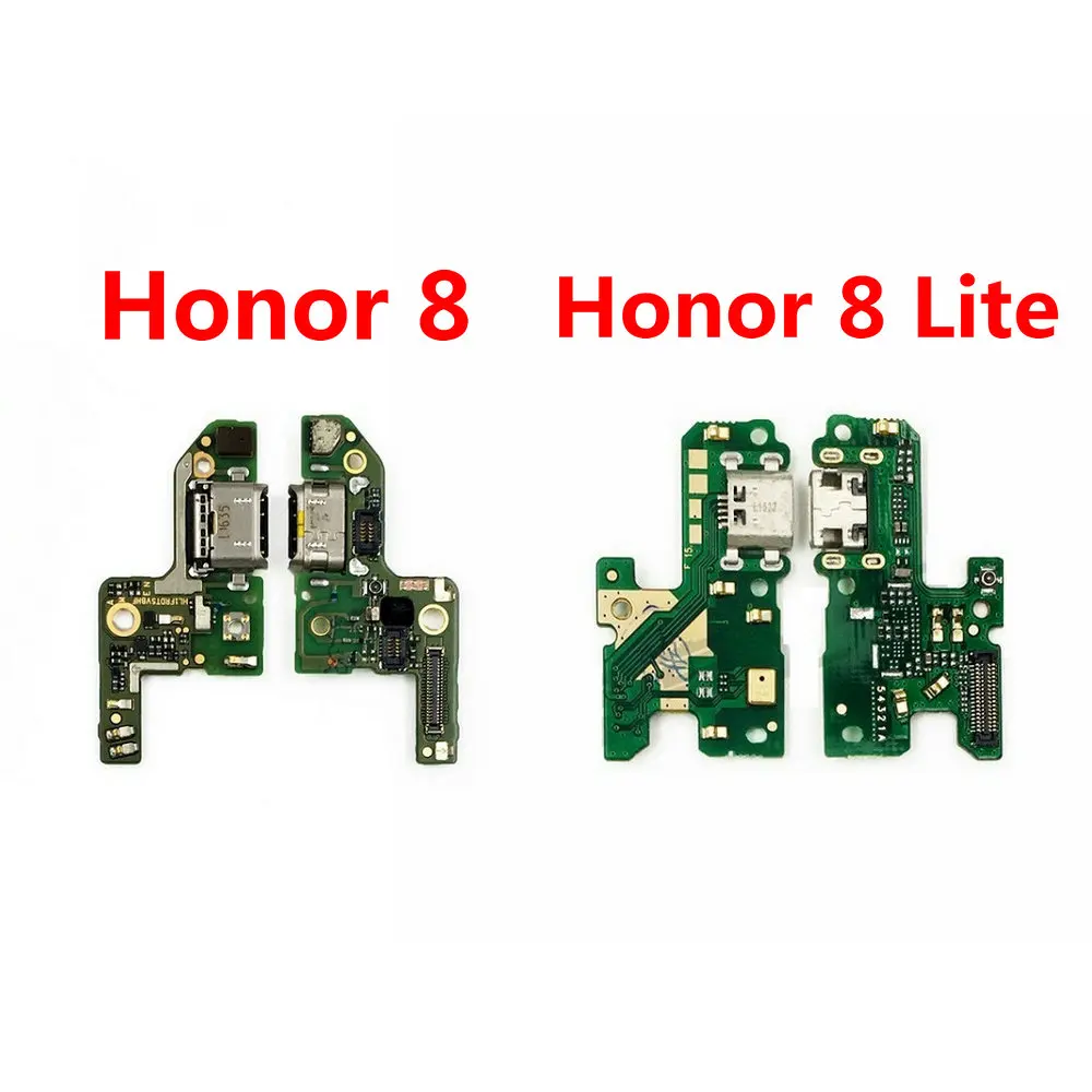 

Новый модуль микрофона + плата USB для зарядки, гибкий кабель, детали соединителя для Huawei Honor 8 / Honor 8 Lite / Honor 8X / 8X Max