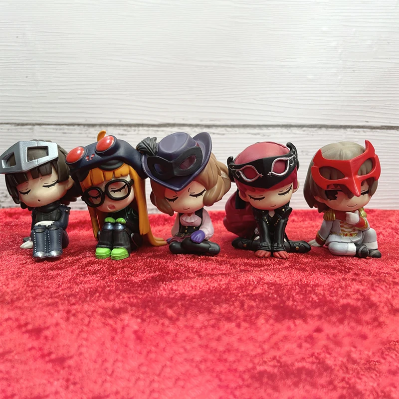 New Original Persona P5 Shoulder To Shoulder Akechi Goro Sakura Futaba Charm Collection Ornament Action Figure Model Toy Stock