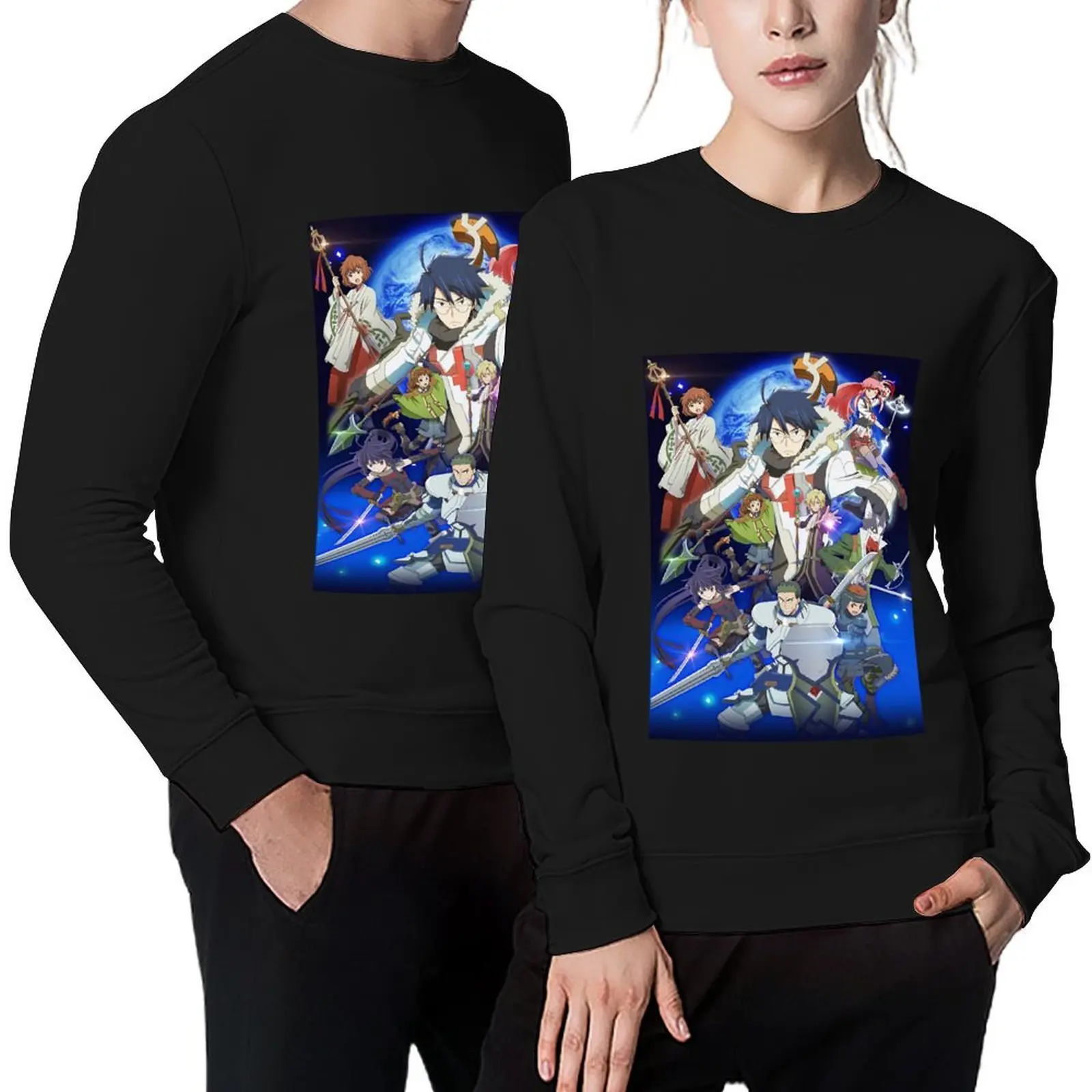 

Retro Photographic Log Horizon Statistics Show Best Girls Boys Pullover mens clothes autumn clothes pullover