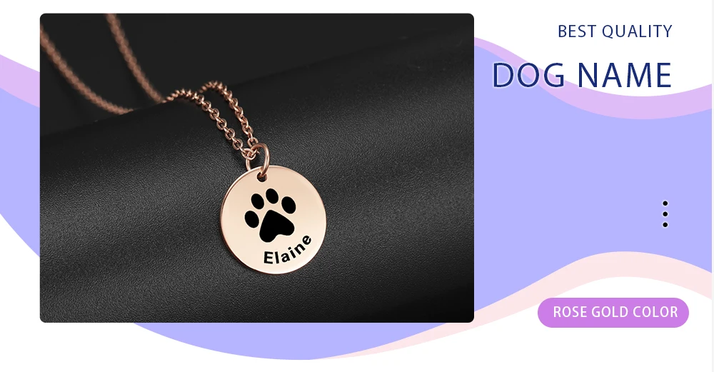 Medagliette Personalizzate Per Cani E Gatti – Acciaio Inox Con Incisione Laser E Glitter, Forma A Zampa (1,7x1,6 Cm)