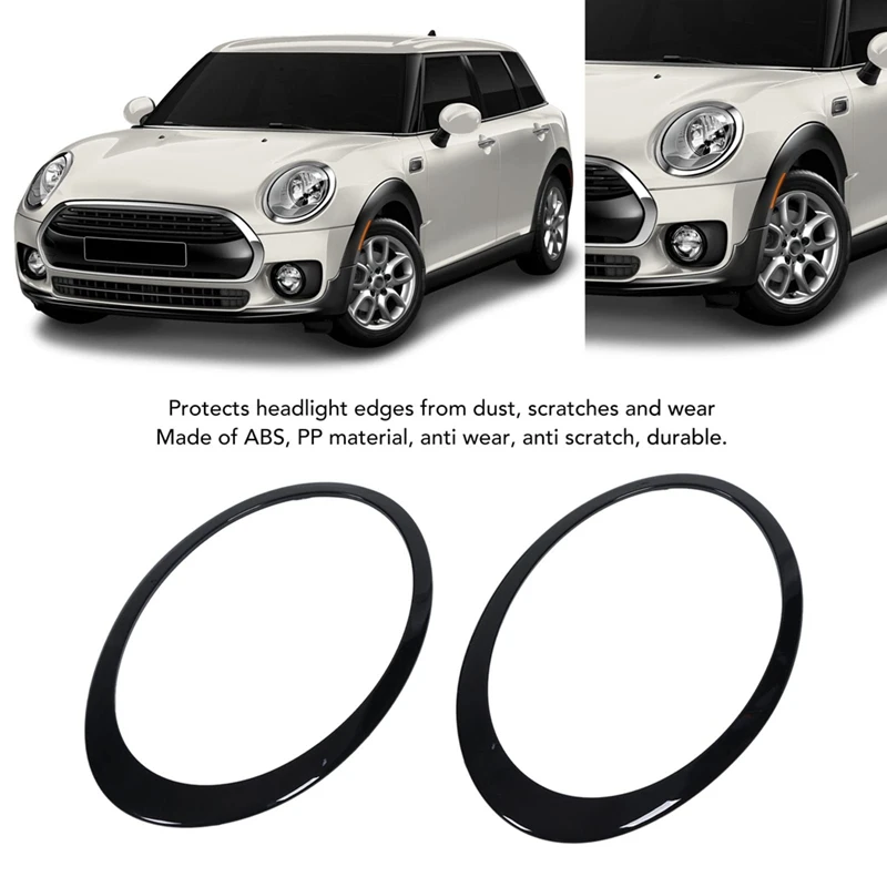 51138739497 For Bmw Mini Cooper Clubman F54 S Jcw 2015-2022 Headlight Surround Headlight Cover Shape 51138739498,2PCS