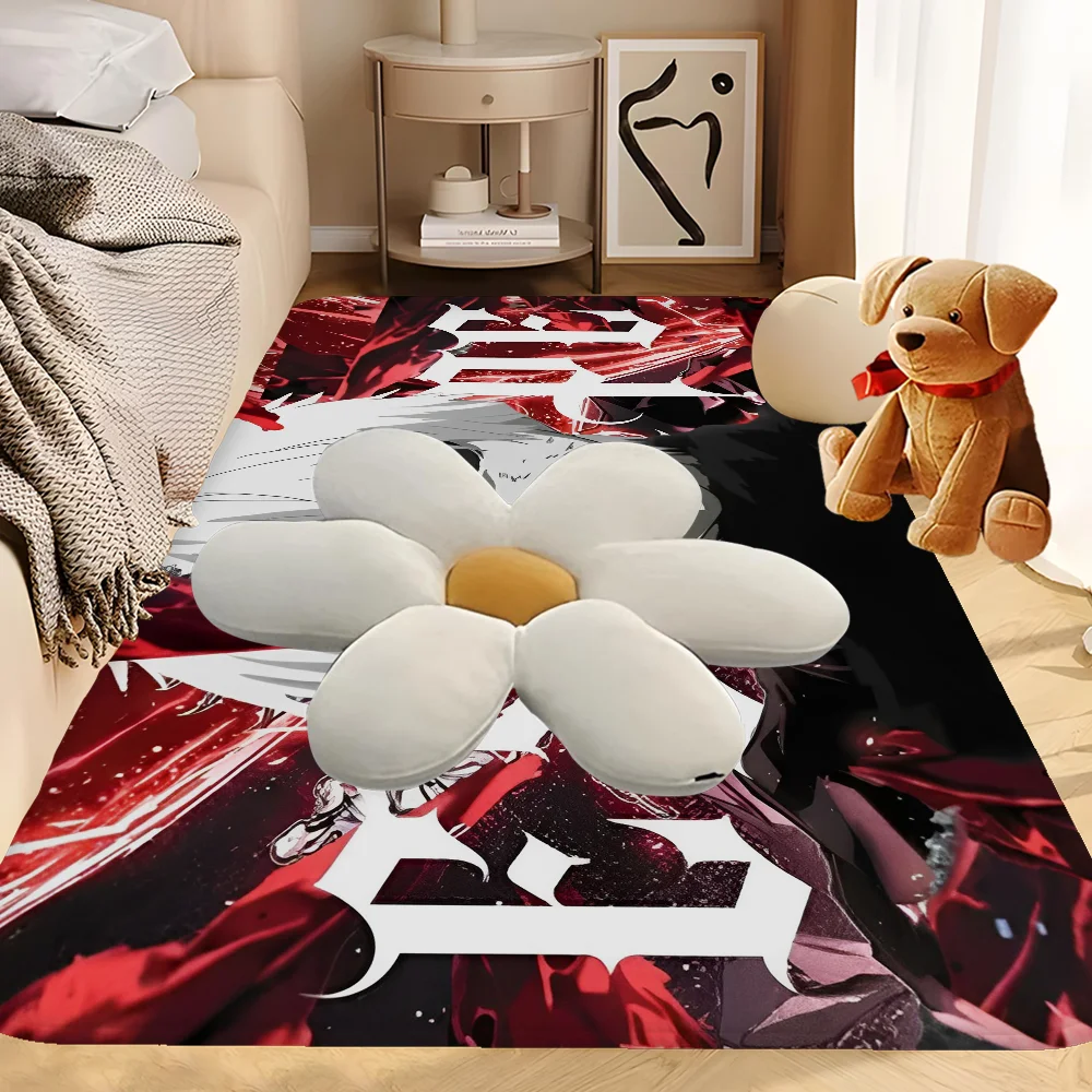 Tokyo Ghoul Anime Room Mats Non-Slip Laundry Room Mat Laundry Decor Balcony Child Living Room Household Carpets