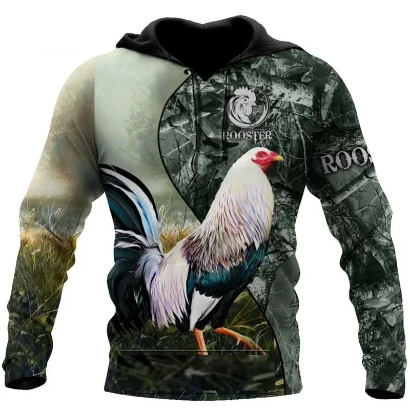 

Beautiful Rooster 3D All Over Printed Unisex Deluxe Hoodie Men Sweatshirt Pullover Harajuku Casual Jacket Tracksuit