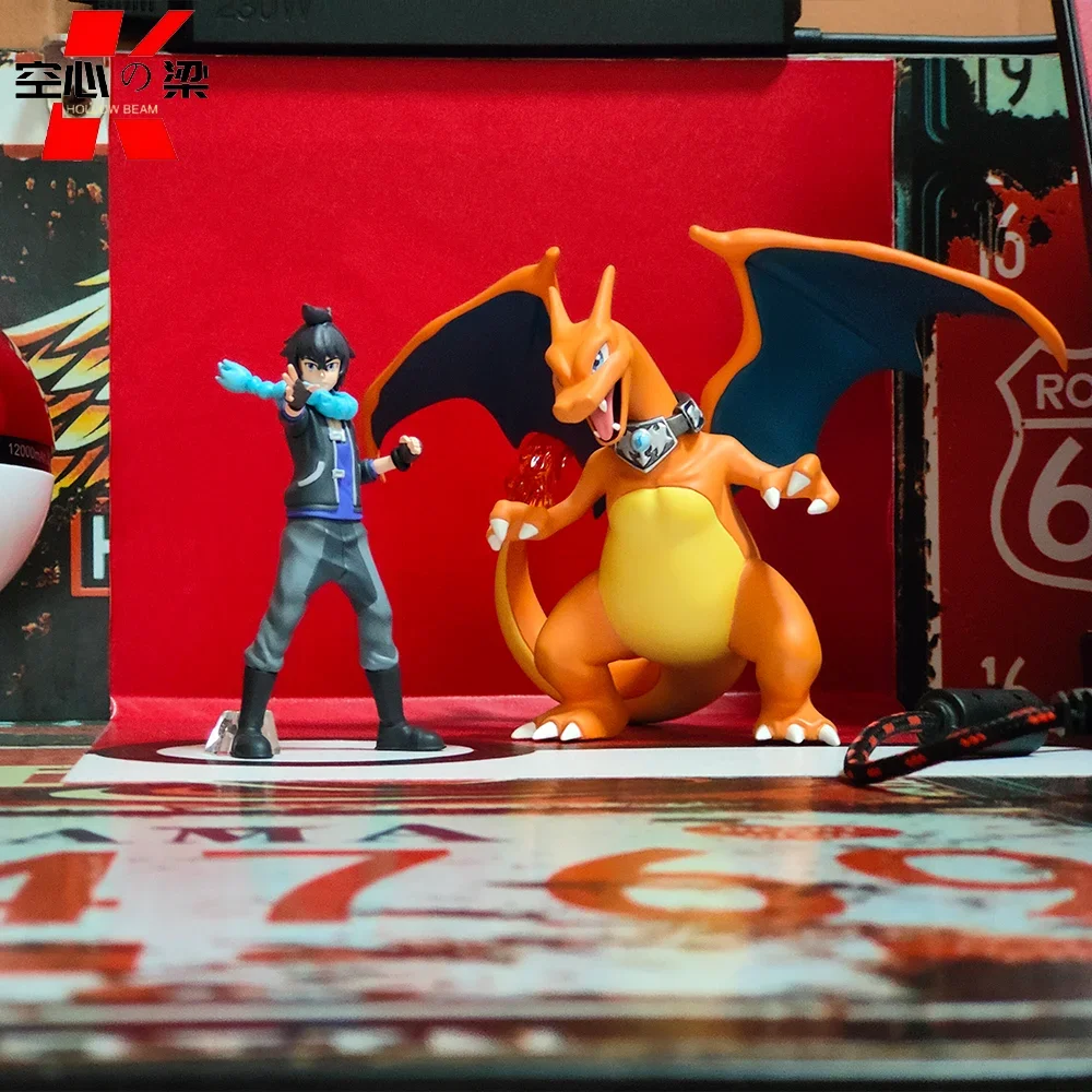 [1/20 Scale World] Alan & Charizard Alain & Charizard One of the trainers among the Eight Masters Toy Figure Decoration