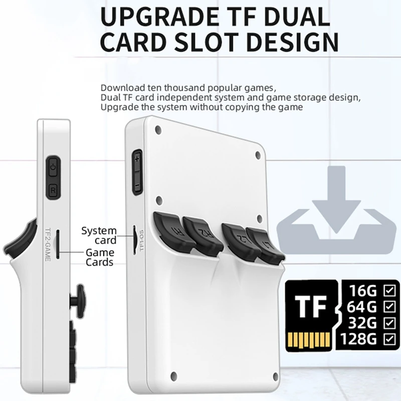Rgb 20S Retro Game Console Handheld Video Game Console 16G + 32G 3.5 Inch Ips Scherm Open Source Systeem Duurzaam (Geel)