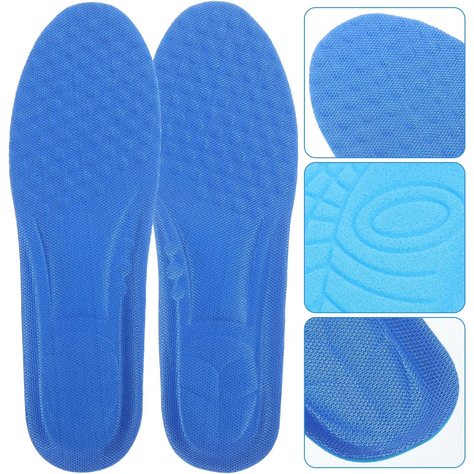 

3 Pairs Basketball Shoe Insoles Breathable Sweat Absorbing High Elastic Shock Absorption Sport Shoe Inserts Comfort Pads