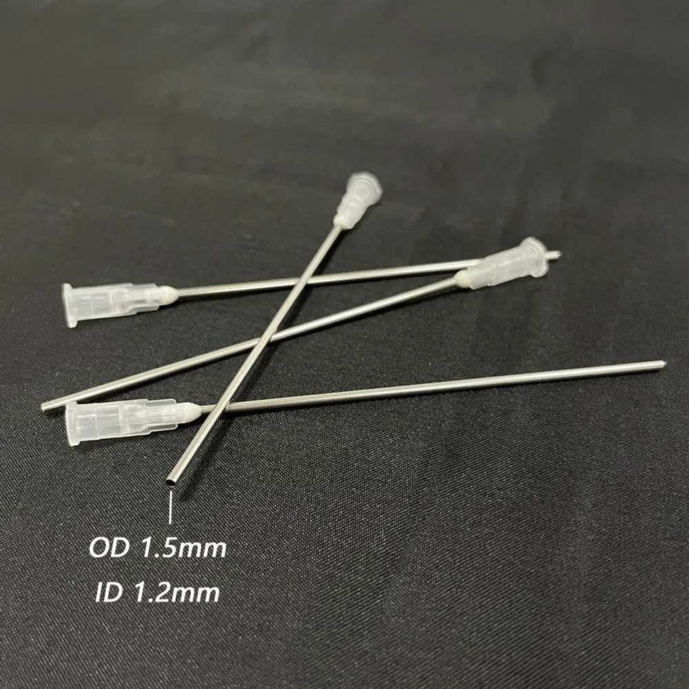 4 sztuk/partia 10CM CISS wielokrotnego napełniania pojemnika z tuszem Blunt strzykawka długie igły głowy dla Epson Canon Brother HP zestaw do napełniania akcesoria