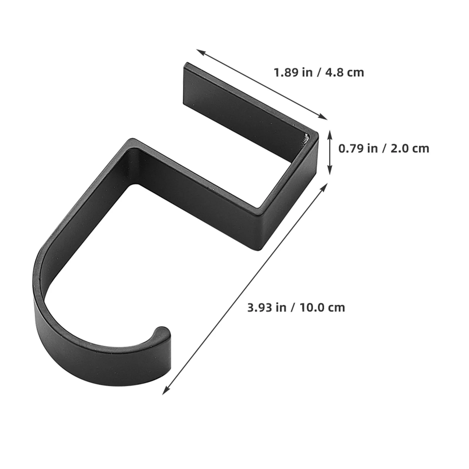 Hooks for Hanging Desk Bag Hangers Backpack Purse Holder Black Portable
