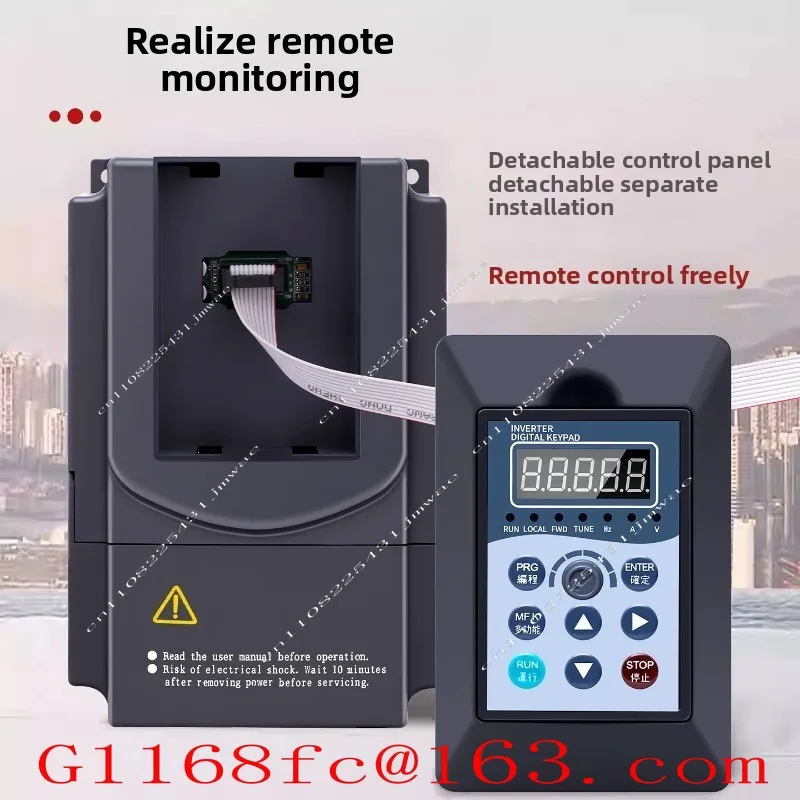 Intelligent Heavy-duty Inverter Three-phase 380v Single-phase 220v1.5/2.2/3/5.5/7.5/11 Kw Speed Regulation