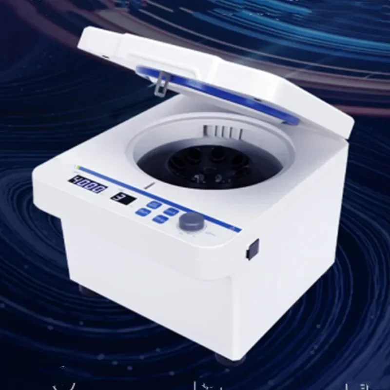 Desktop Low-speed Centrifuge High Capacity Laboratory High-speed Serum Fat Separator Digital Display Timing