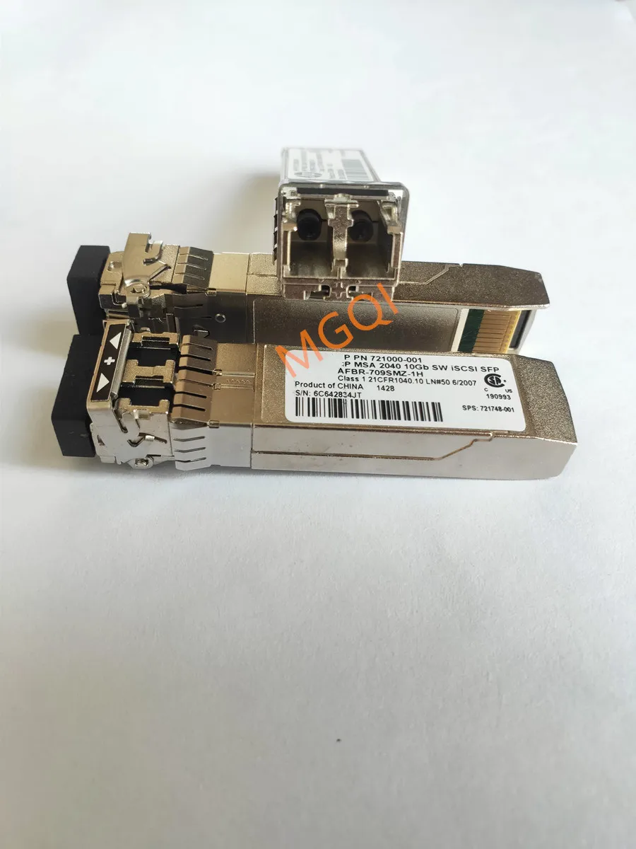 Armazenamento SFP, módulo da fibra de 10GB, 721000-001 721000-002/721748-001, AFBR-709SMZ-1H C8R23A C8R25A MSA 2040, 10Gb SW ISCSI SFP