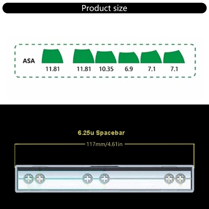 116 toetsen grijs groene Keycap ASA profiel PBT doorschijnende mechanische Keycap N2UB