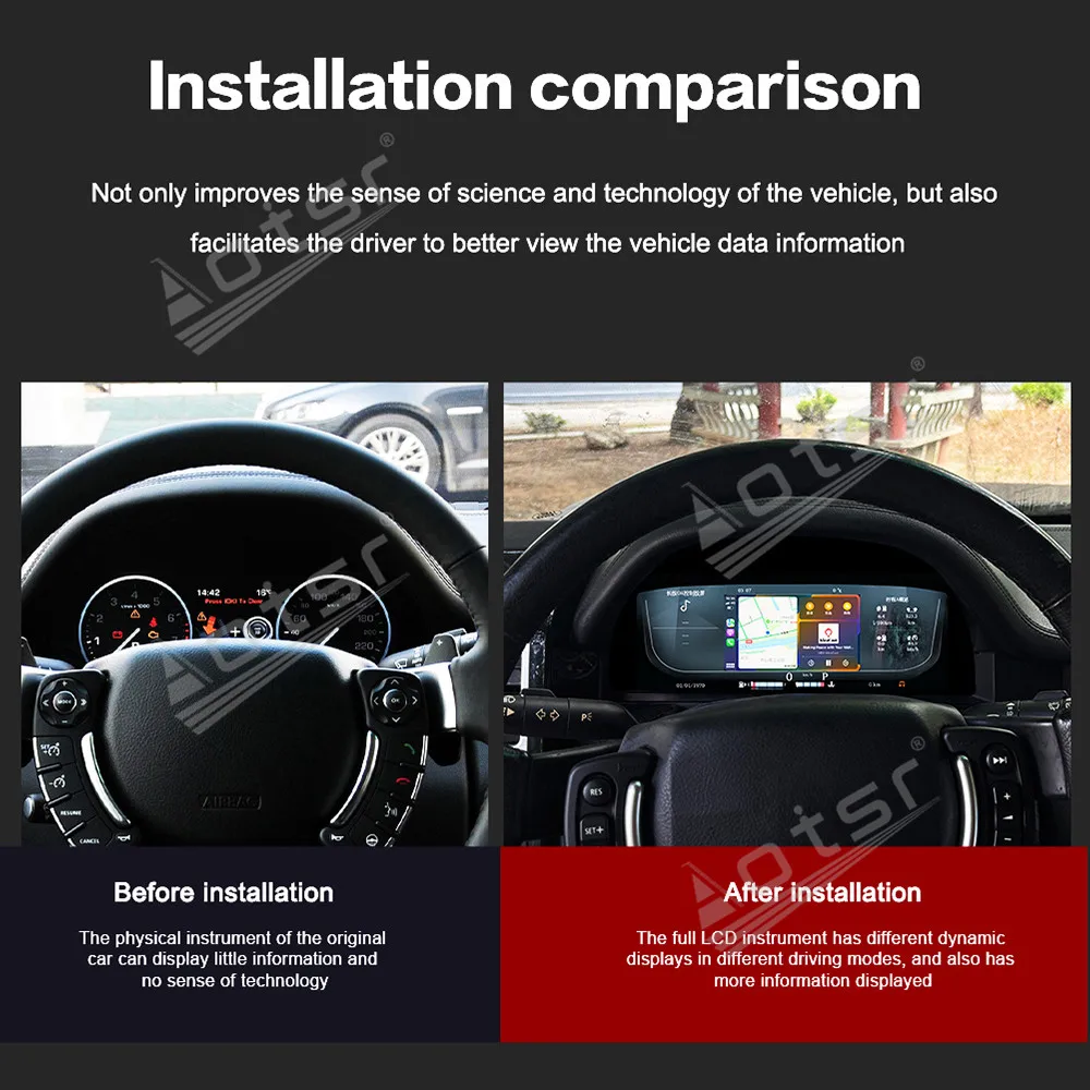 

Автомобильный ЖК-цифровой кластер для Land Range Rover V8 L322 2002-2012, приборная панель, виртуальный прибор для кабины, автоматический измеритель скорости, экран Ai